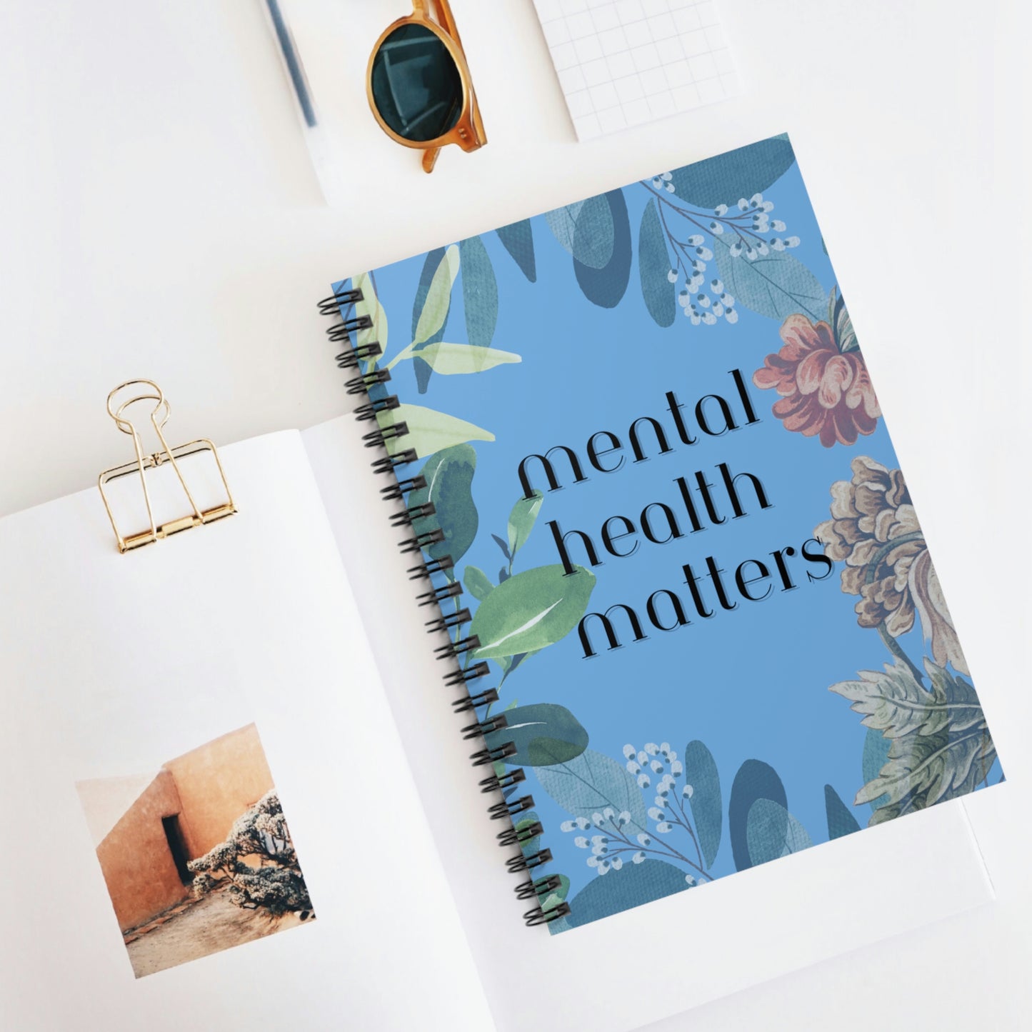 Journal Your Way to Mental Wellness Spiral Notebook