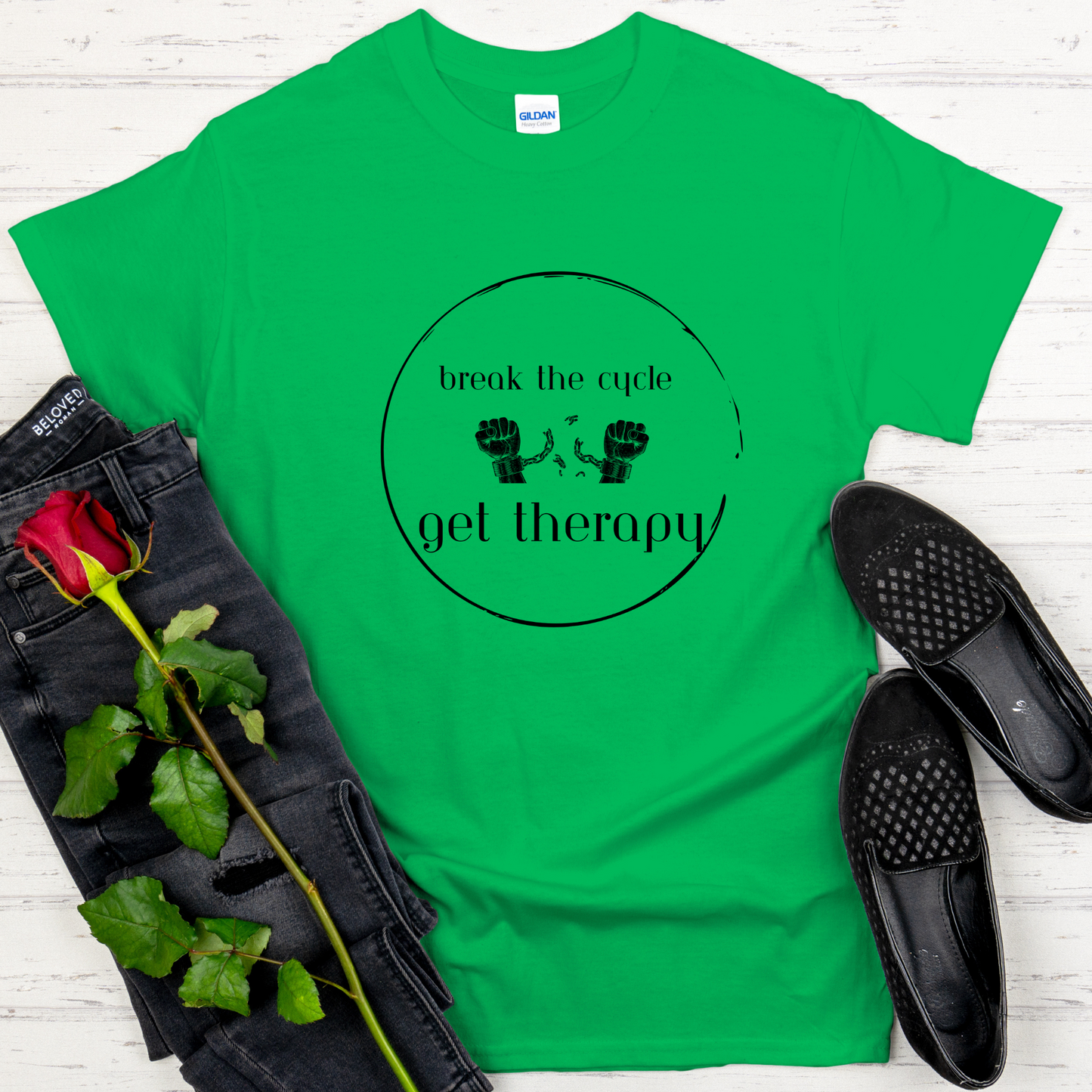 Break The Cycle Get Therapy Unisex T-shirt