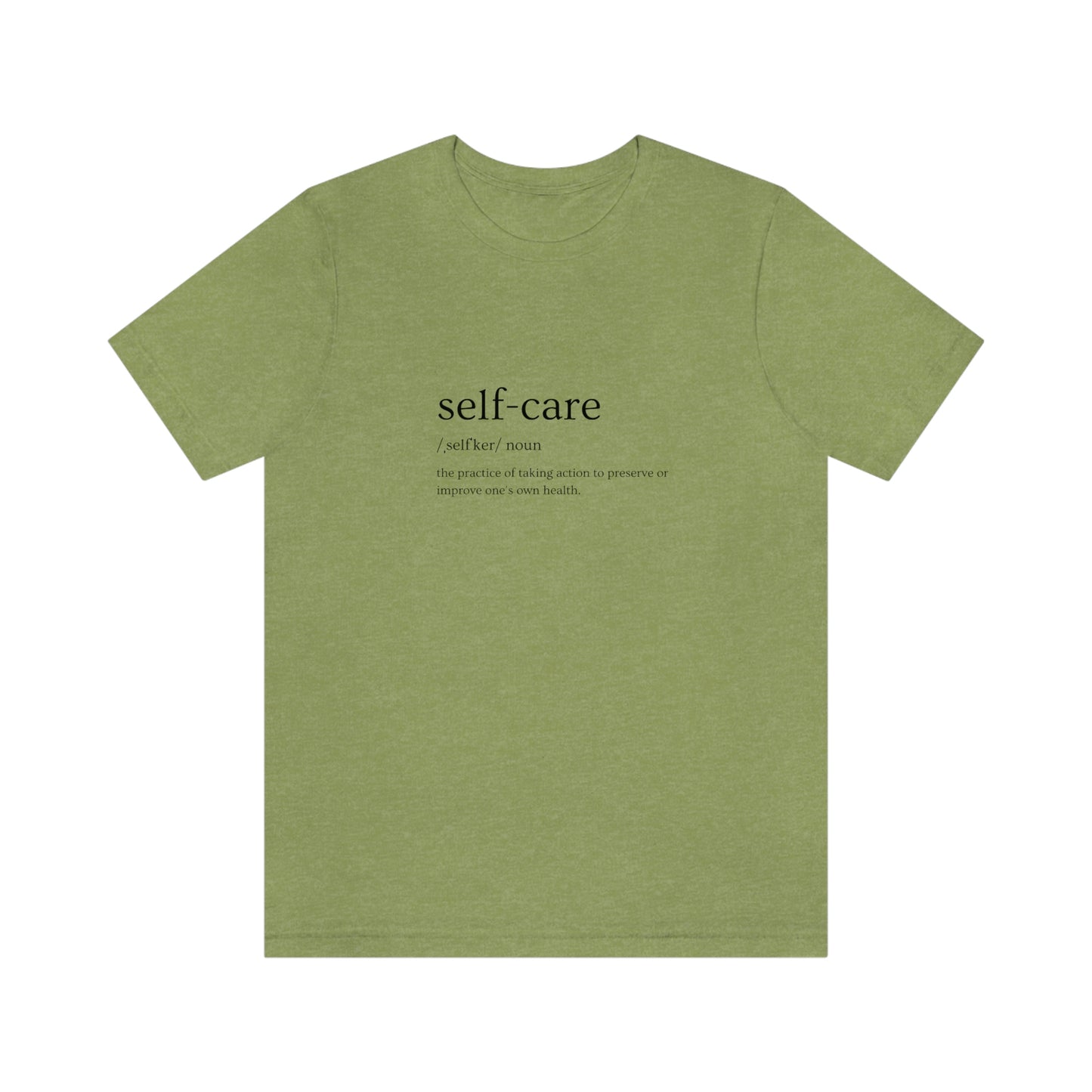 Self-Care Defined T-Shirt | Unisex Jersey Short Sleeve Tee